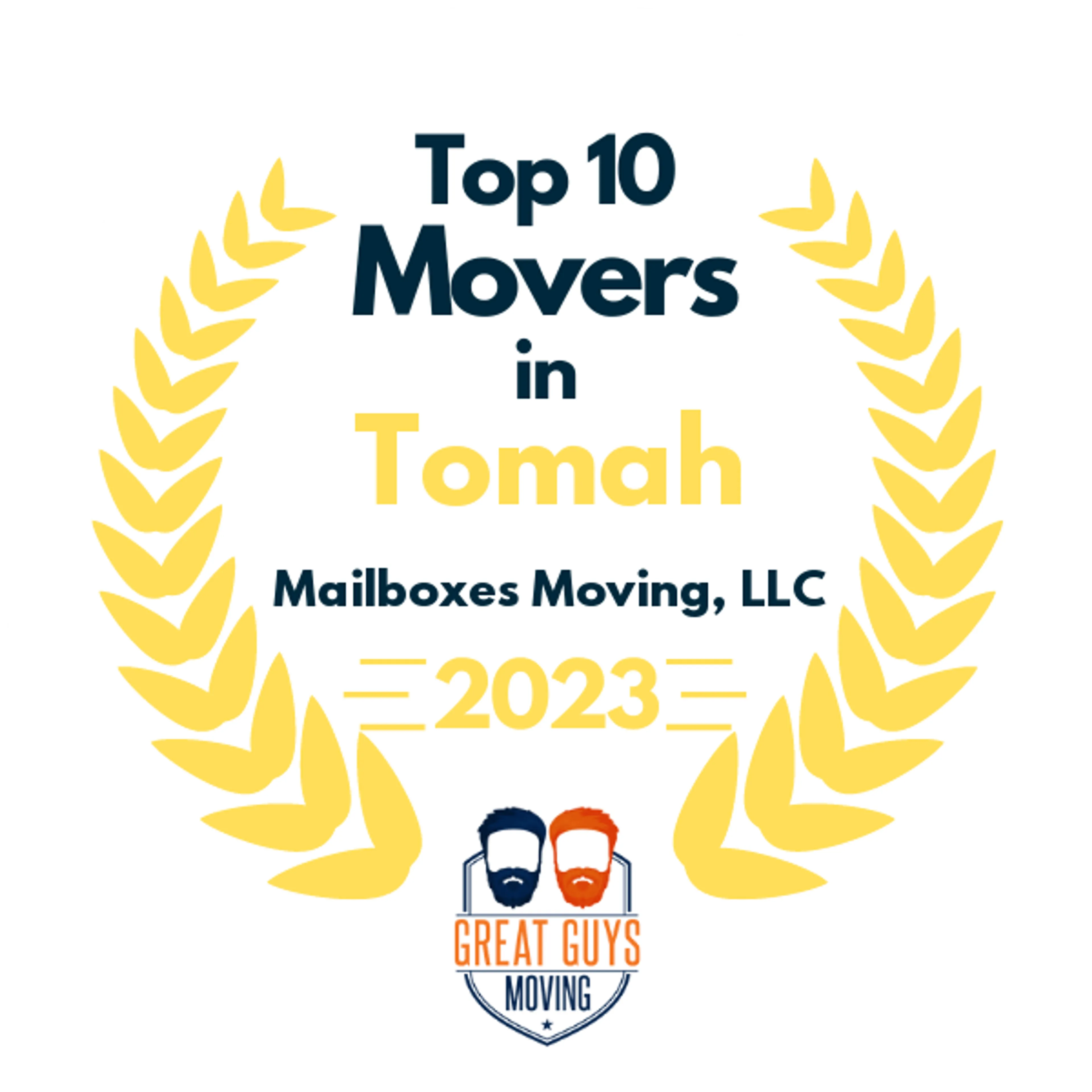Top 10 Movers in Baraboo, WI 2023 award