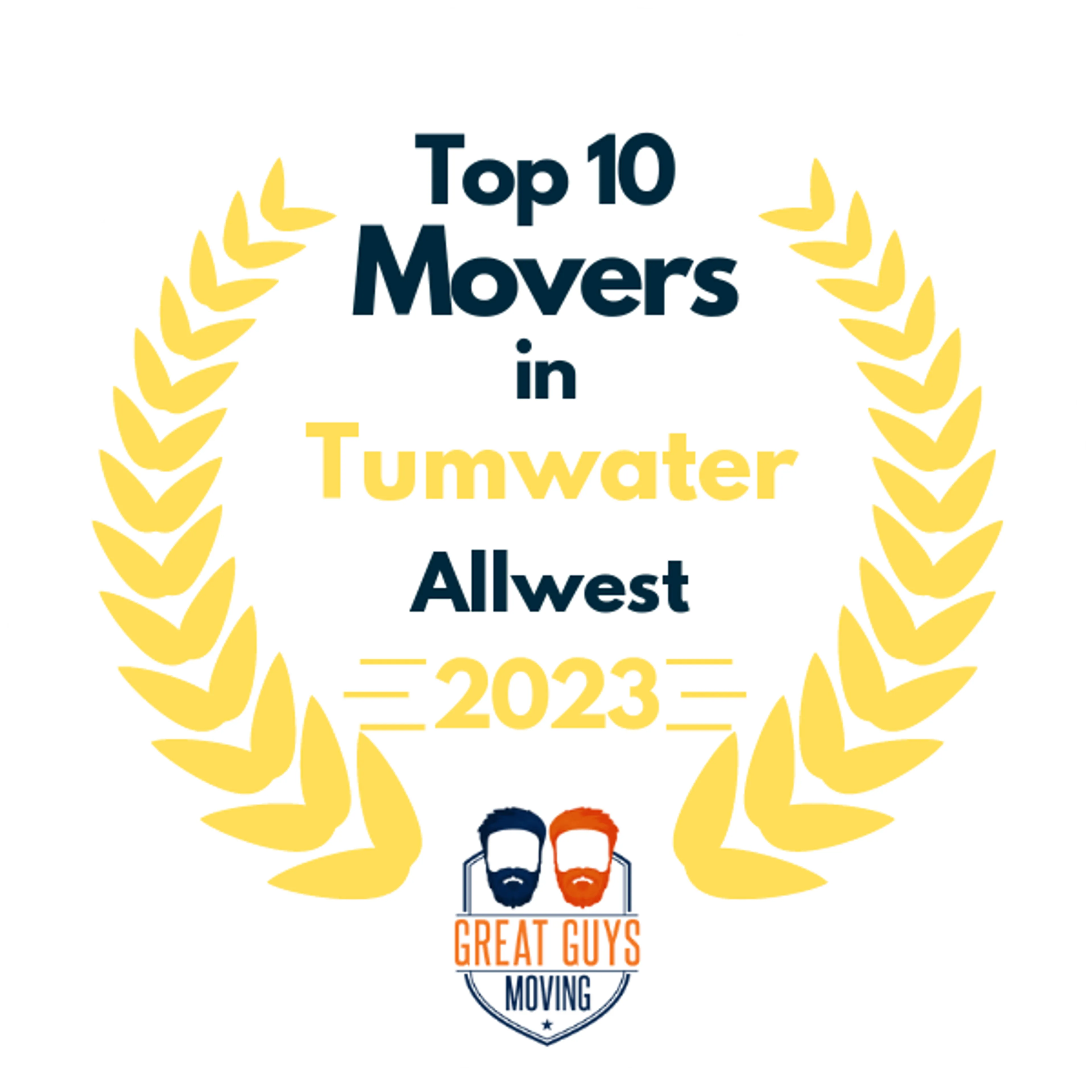 Top 10 Movers in Tacoma, WA 2023 award