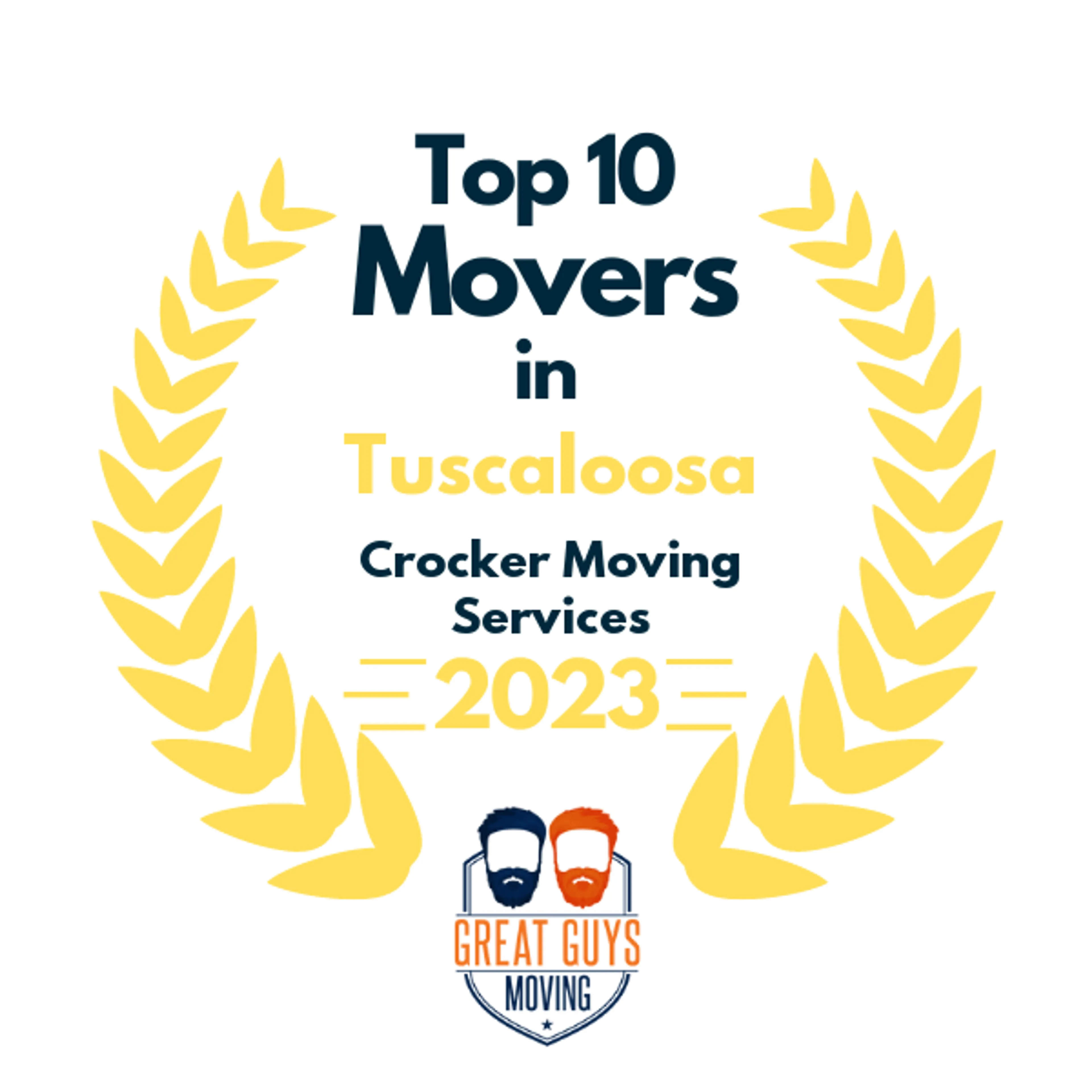 Top 10 Movers in Birmingham, AL 2023 award