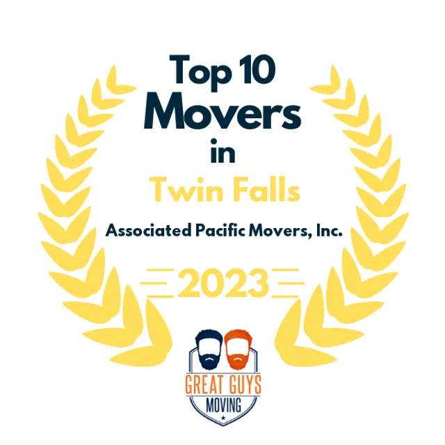 Top 10 Movers in Boise, ID 2023 award