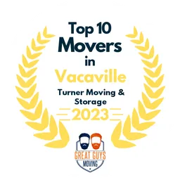 top 10 ranked movers in vacaville 2023 turner moving storage image