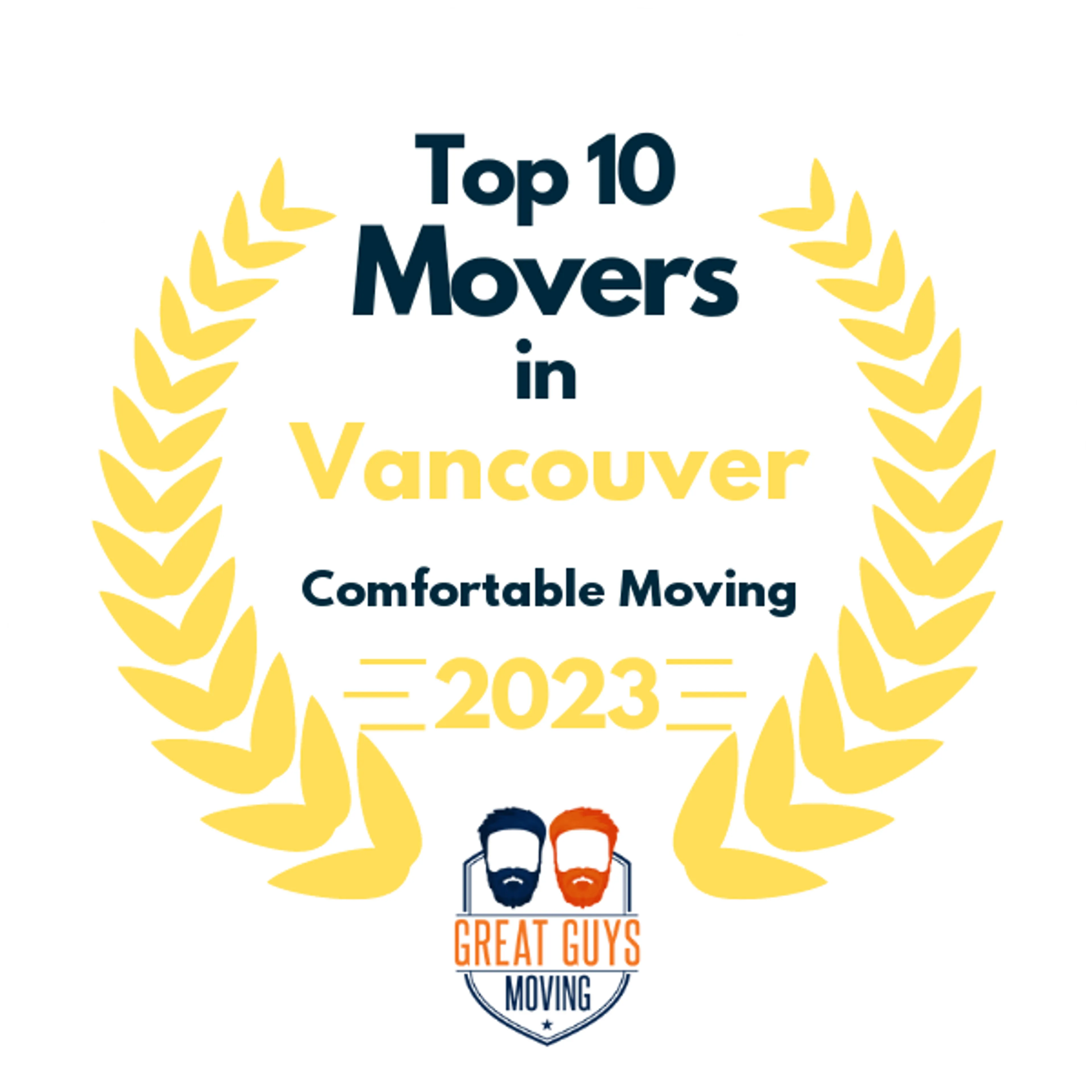Top 10 Movers in Portland, OR 2023 award