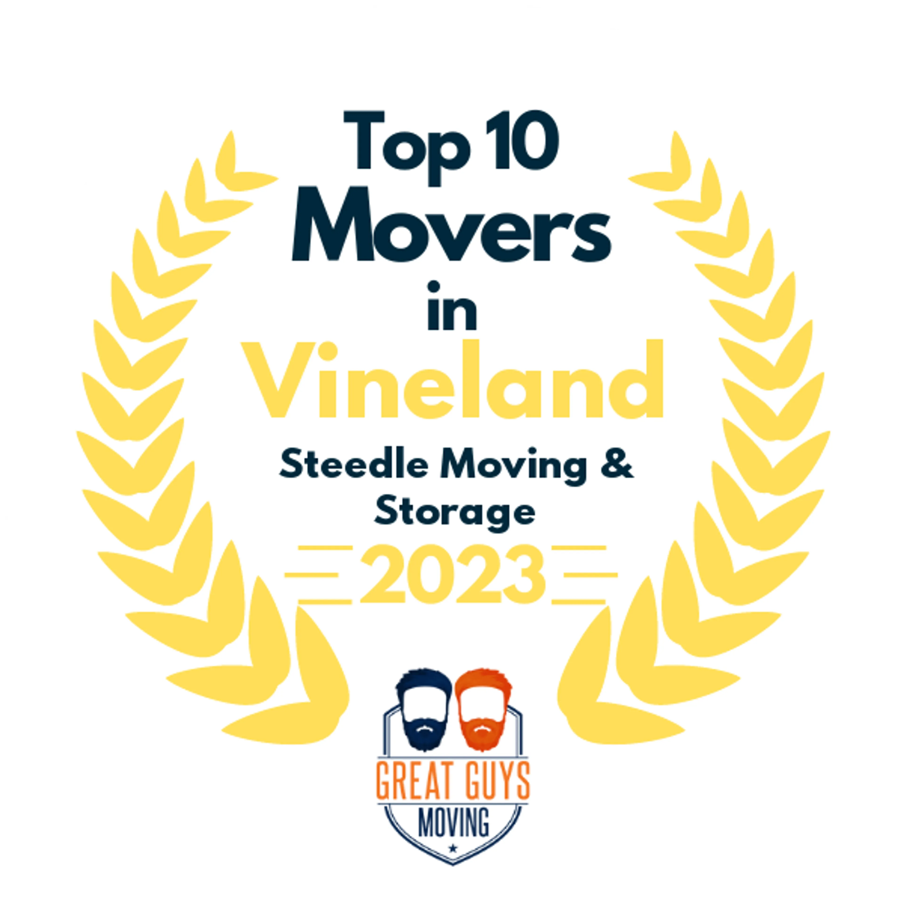 Top 10 Movers in Trenton, NJ 2023 award