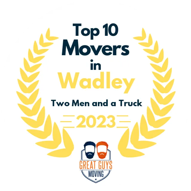 Top 10 Movers in Roswell, GA 2023 award