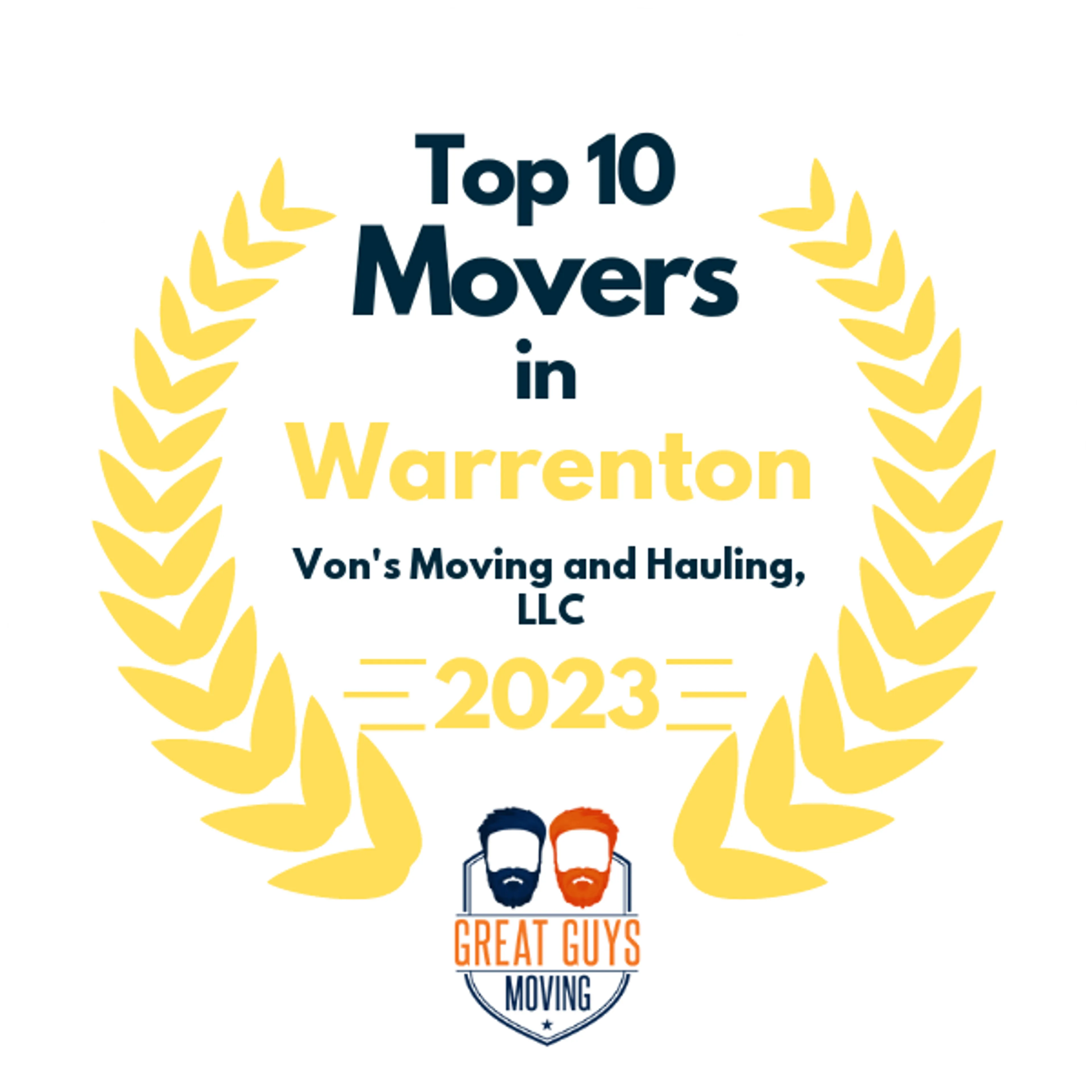 Top 10 Movers in Portland, OR 2023 award