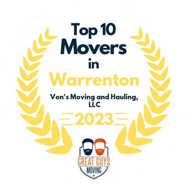 Top 10 Movers in Portland, OR 2023 award