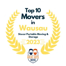 top 10 ranked movers in wausau 2023 stocor portable moving storage image