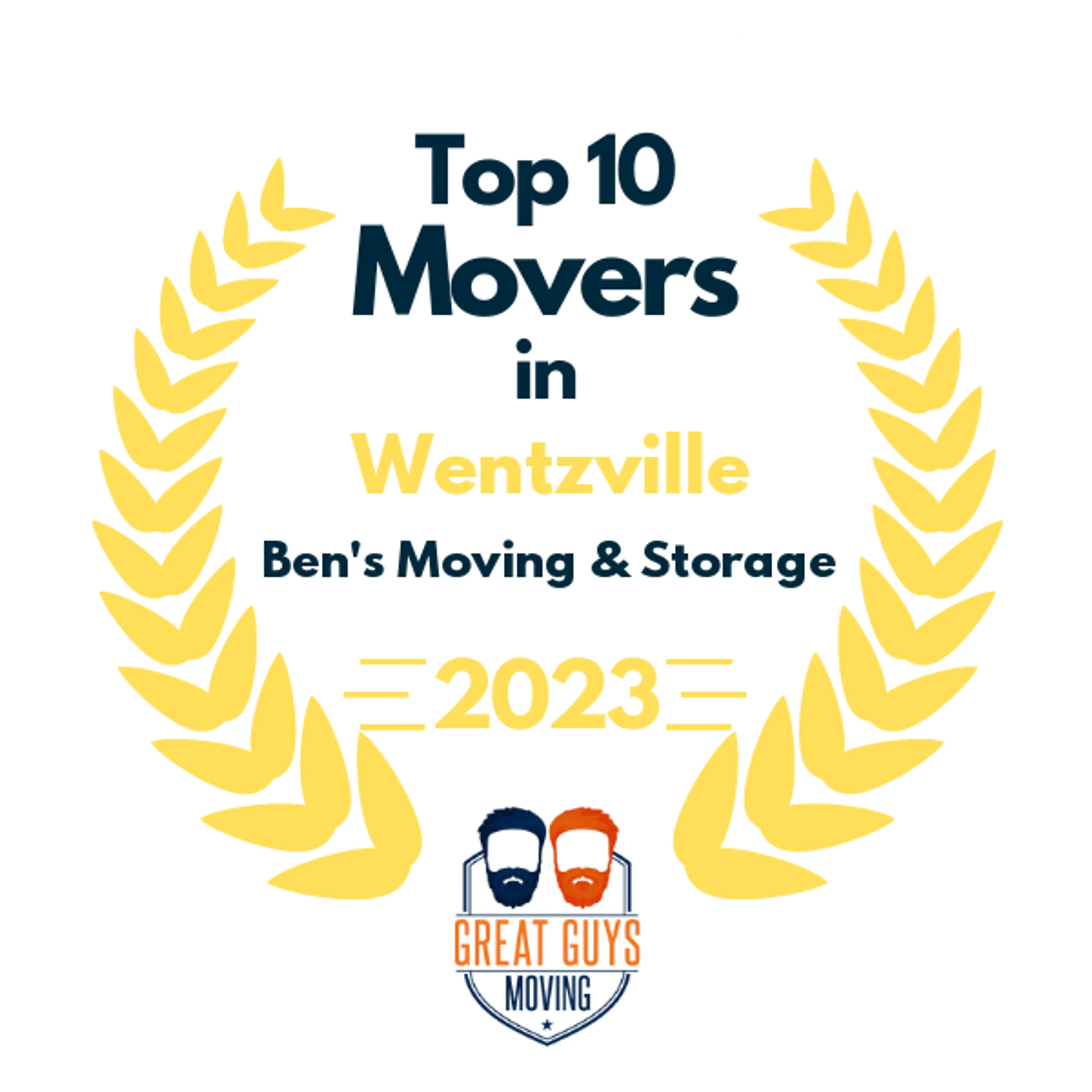 Top 10 Movers in St. Louis, MO 2023 award