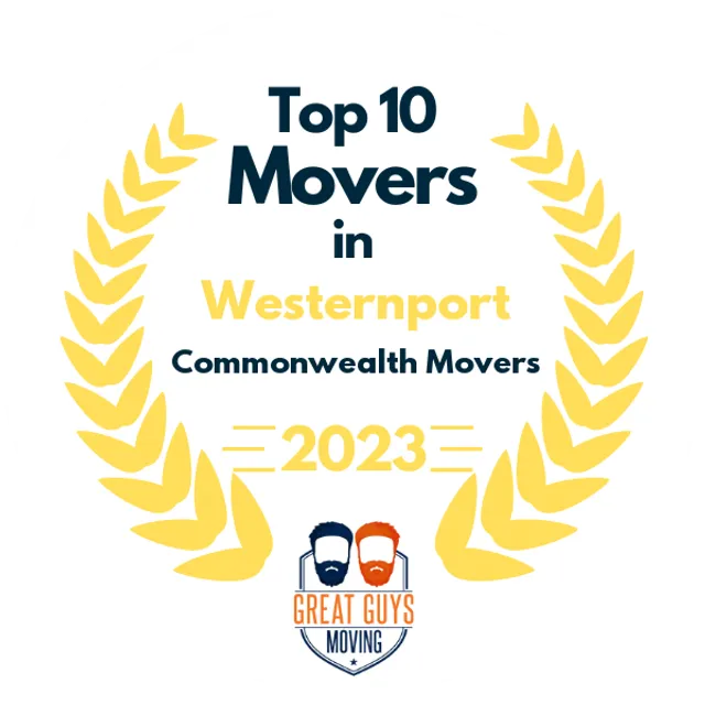 Top 10 Movers in Frederick, MD 2023 award