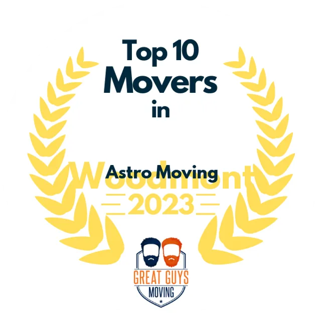 Top 10 Movers in Bridgeport, CT 2023 award