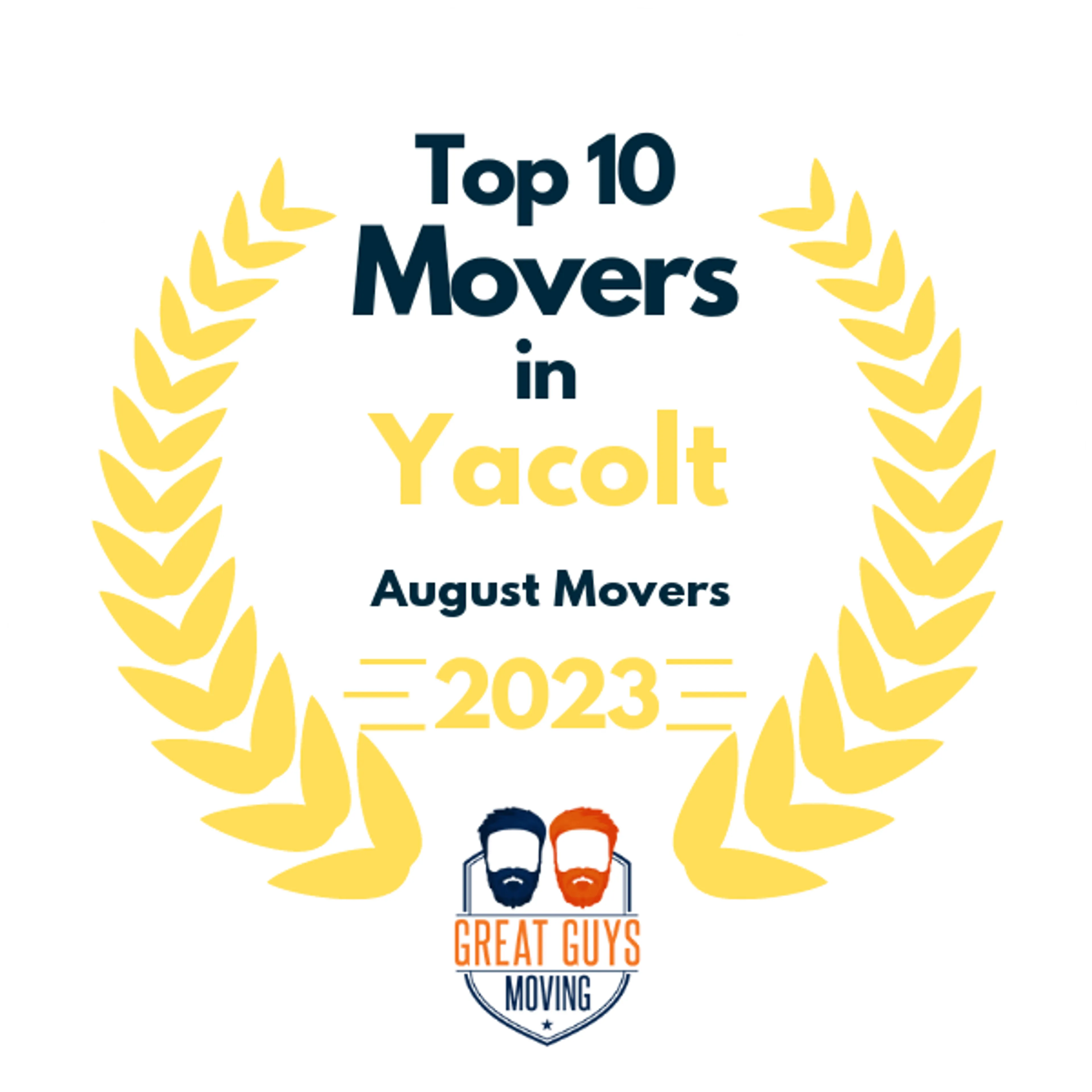 Top 10 Movers in Portland, OR 2023 award