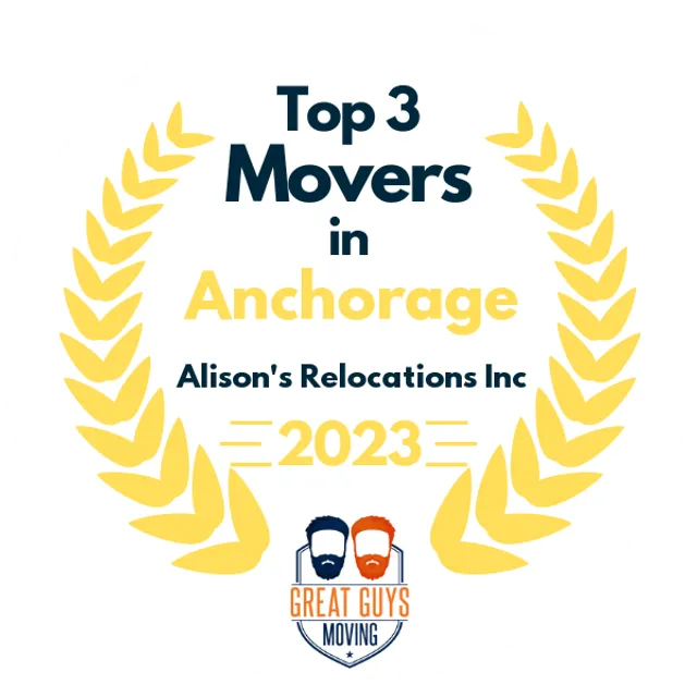 Top 3 Movers in Anchorage, AK 2023 award