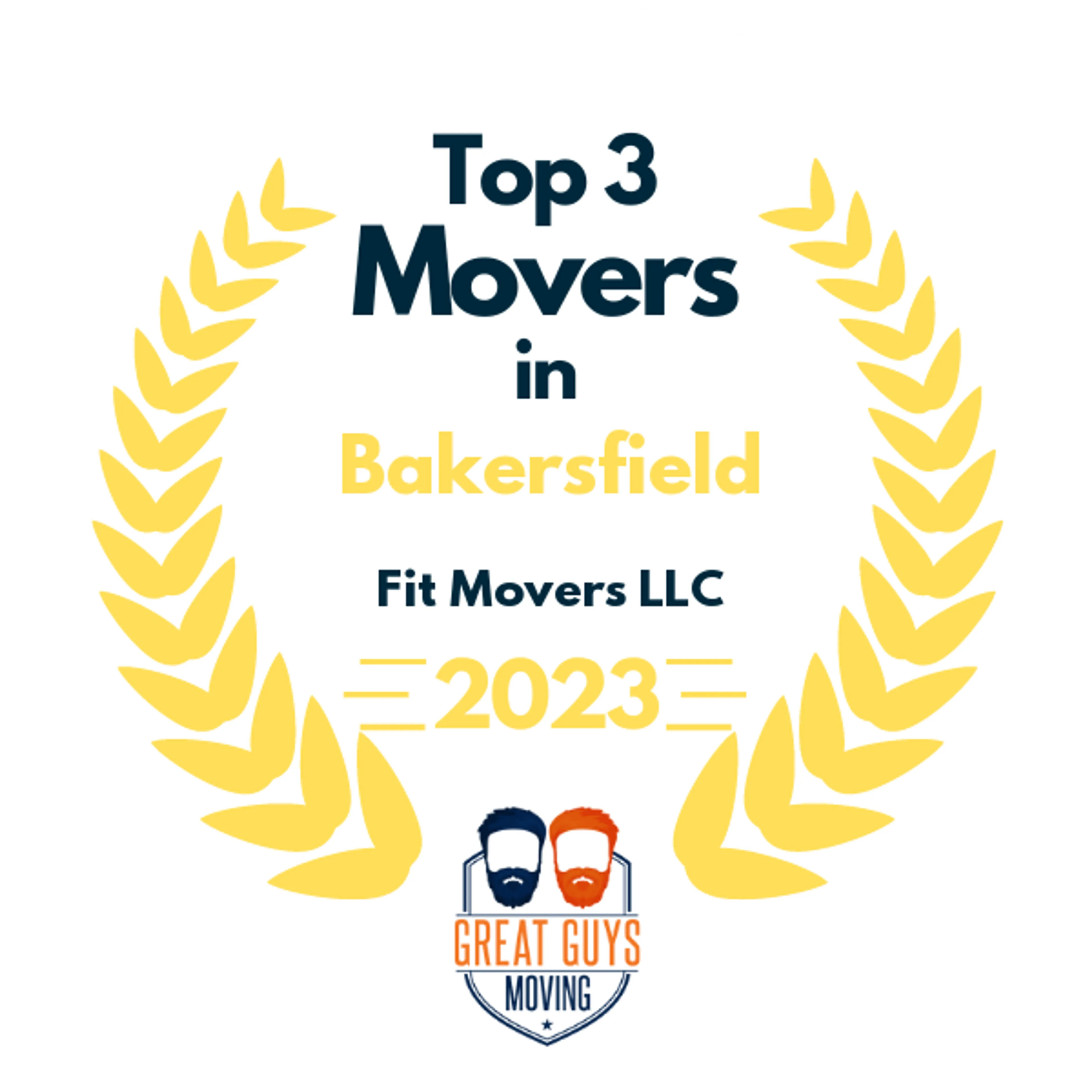 Top 3 Movers in Bakersfield, CA 2023 award