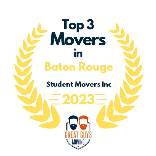 Top 3 Movers in Baton Rouge, LA 2023 award