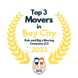 top 3 ranked movers in bay city 2023 rob and bigs moving company llc image