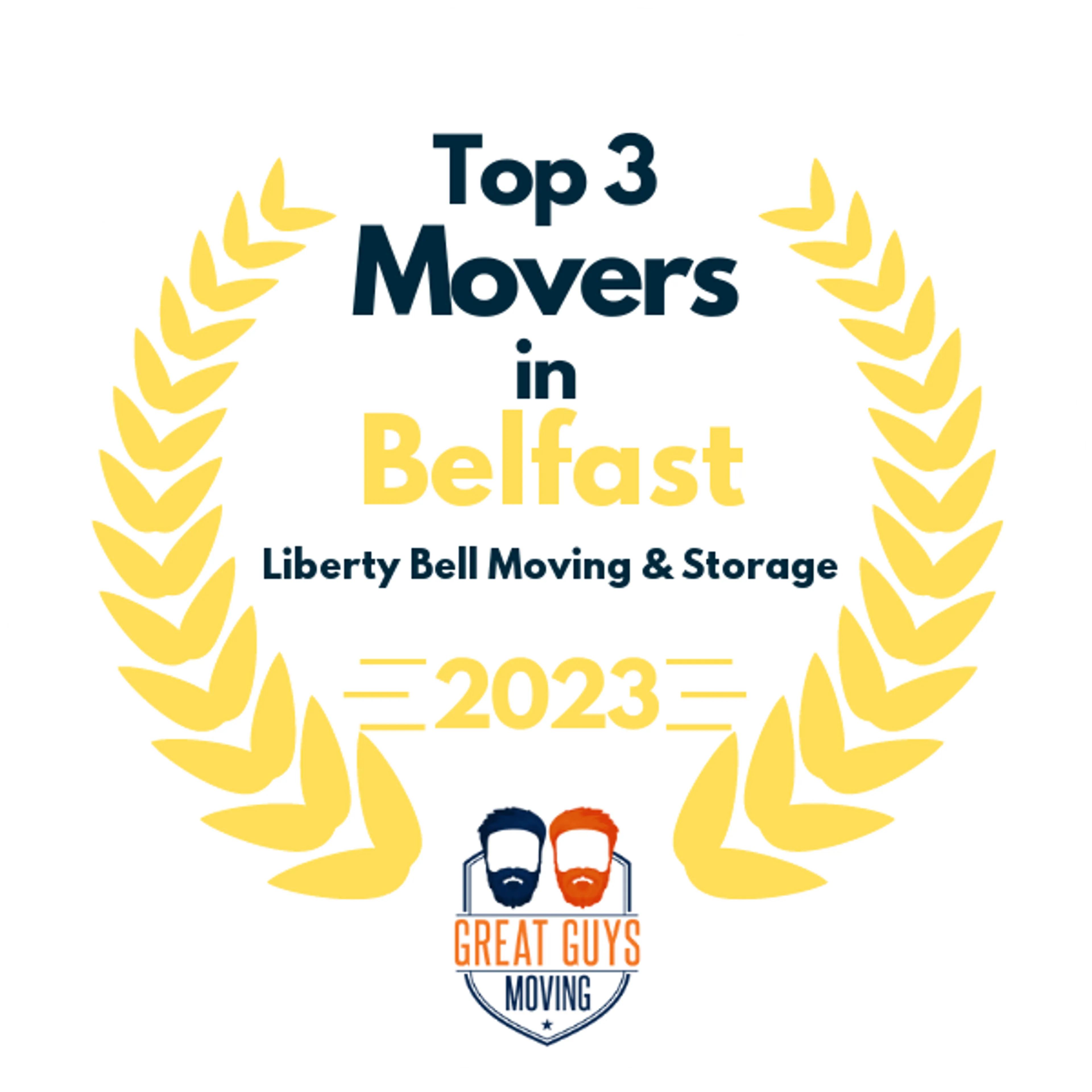 Top 3 Movers in Belfast, ME 2023 award