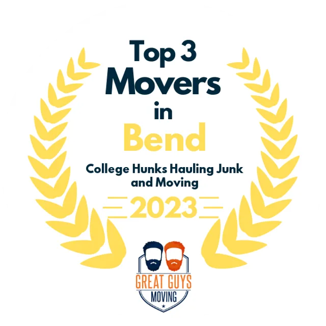 Top 3 Movers in Bend, OR 2023 award