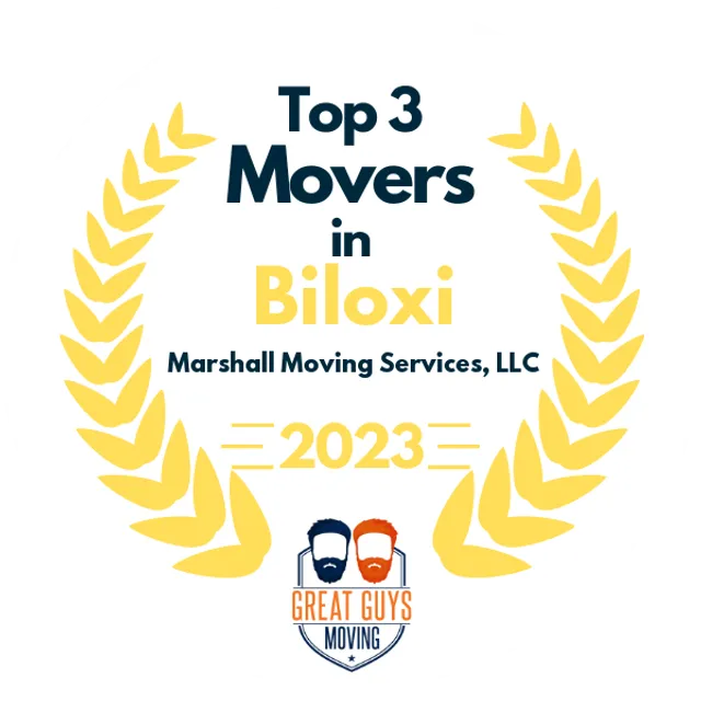 Top 3 Movers in Biloxi, MS 2023 award