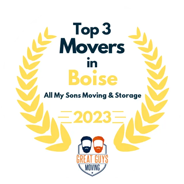 Top 3 Movers in Boise, ID 2023 award