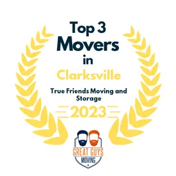 top 3 ranked movers in clarksville 2023 true friends moving and storage image