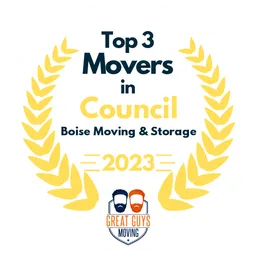 top 3 ranked movers in council 2023 boise moving storage image