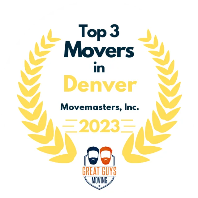 Top 3 Movers in Denver, CO 2023 award