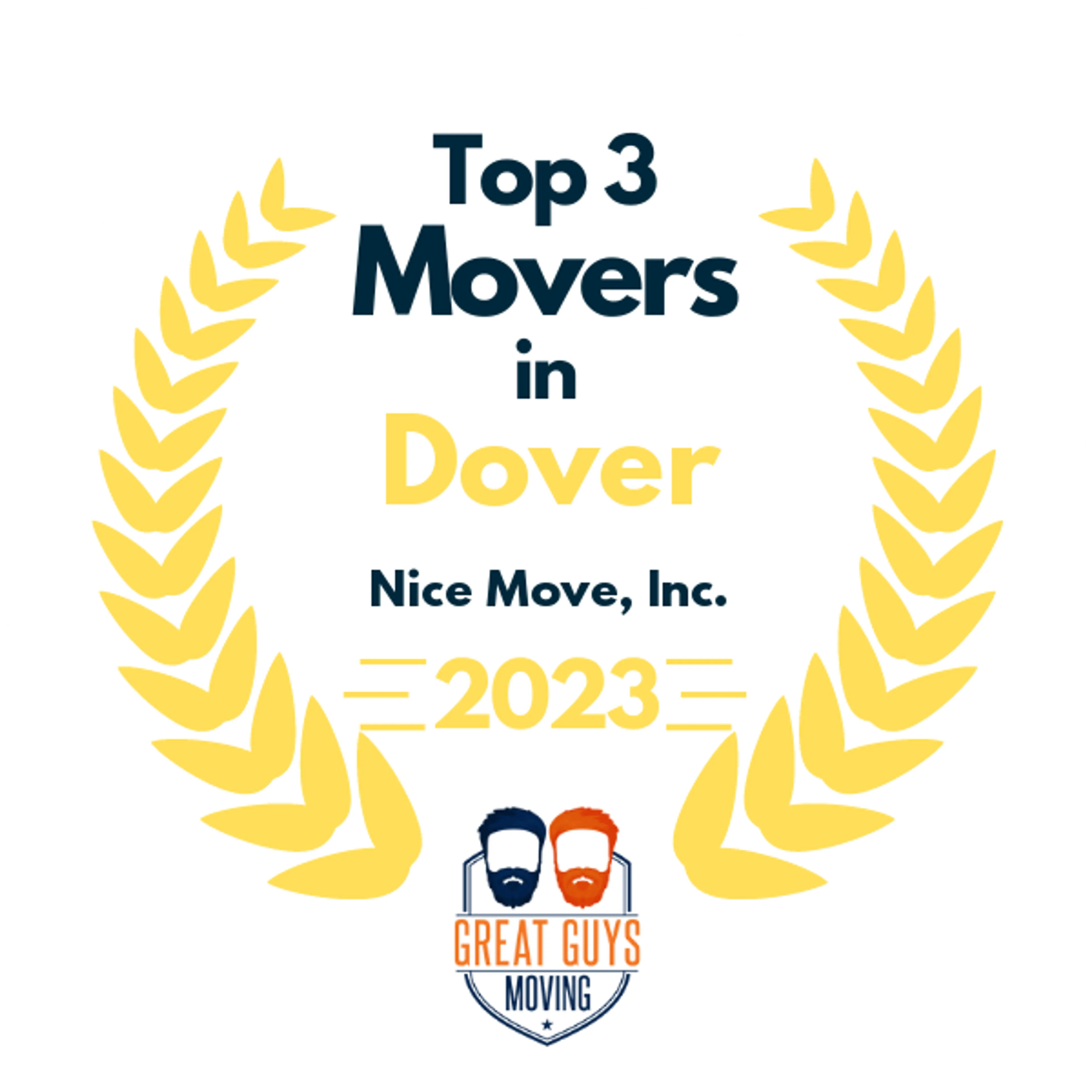 Top 3 Movers in New Brunswick, NJ 2023 award