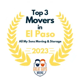 top 3 ranked movers in el paso 2023 all my sons moving storage image