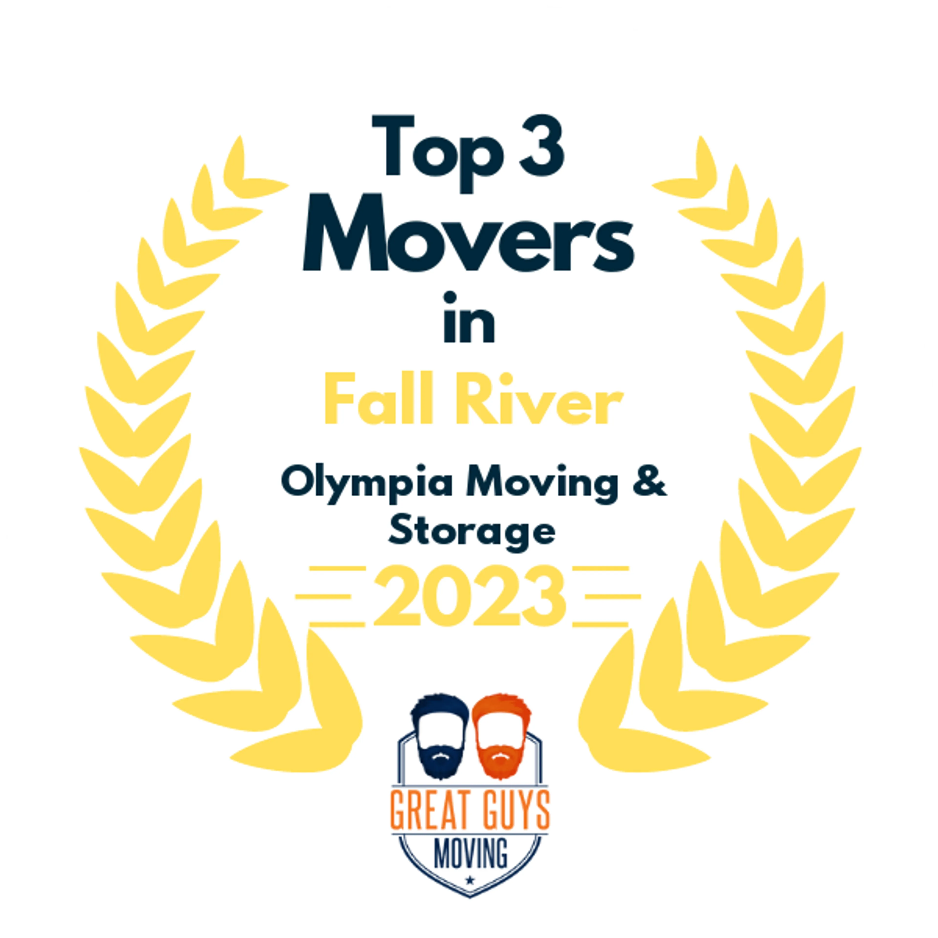 Top 3 Movers in Fall River, MA 2023 award
