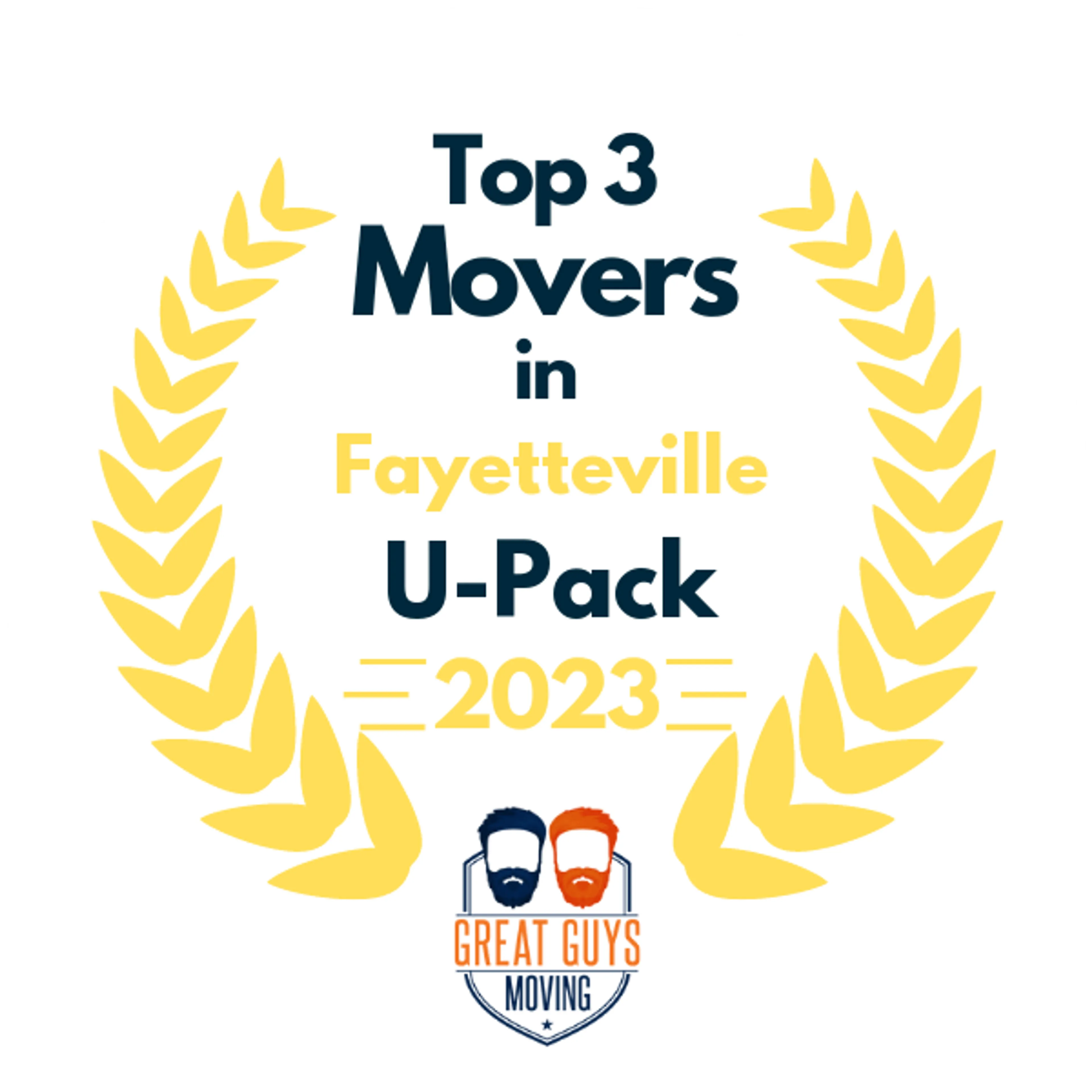 Top 3 Movers in Fayetteville, AR 2023 award