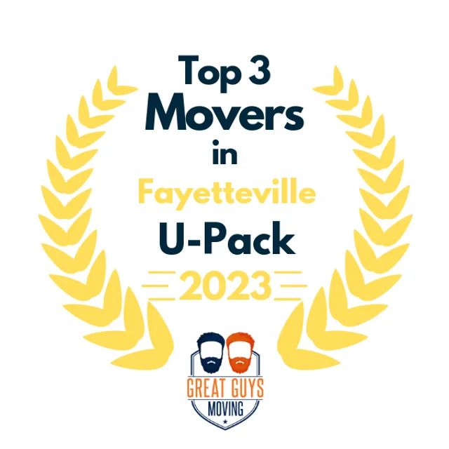 Top 3 Movers in Fayetteville, AR 2023 award