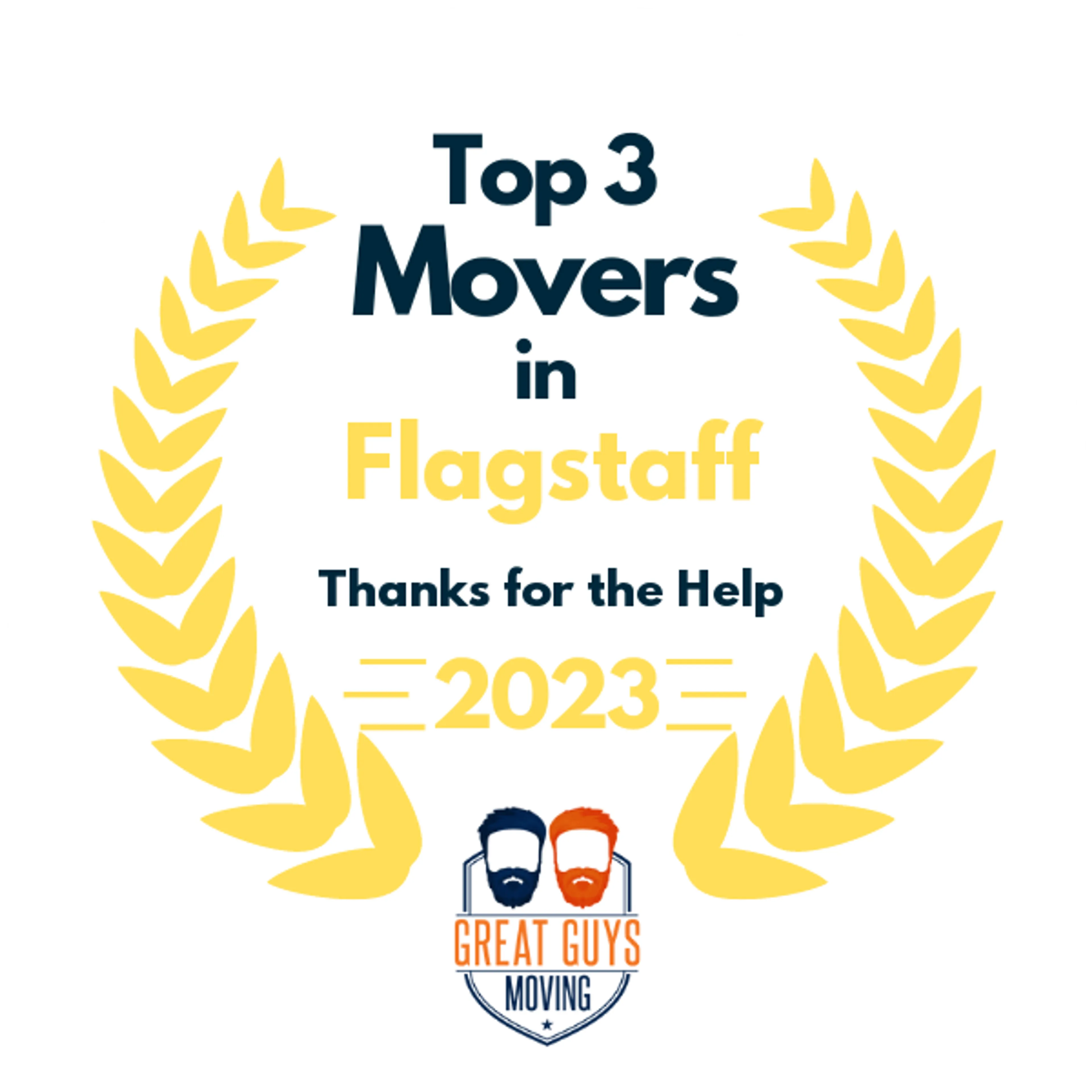 Top 3 Movers in Flagstaff, AZ 2023 award