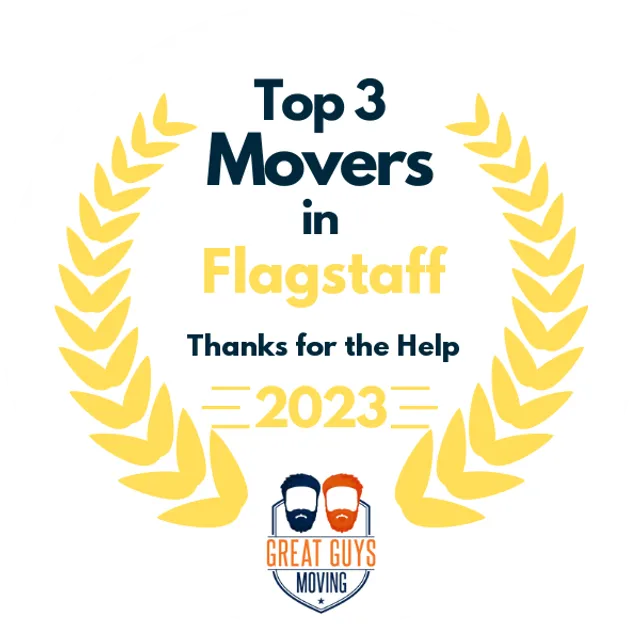 Top 3 Movers in Flagstaff, AZ 2023 award