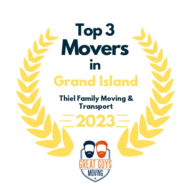 Top 3 Movers in Grand Island, NE 2023 award