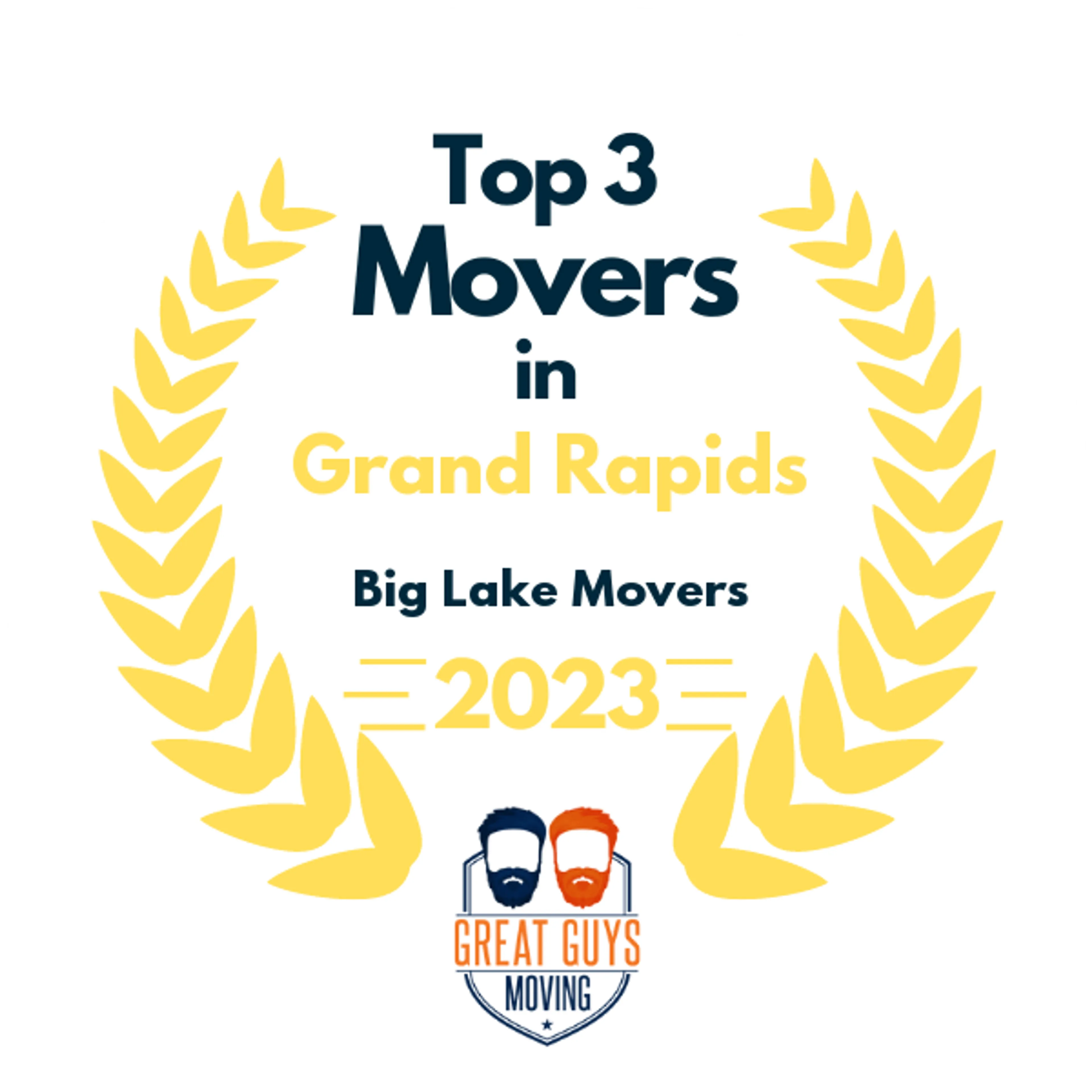 Top 3 Movers in Grand Rapids, MI 2023 award