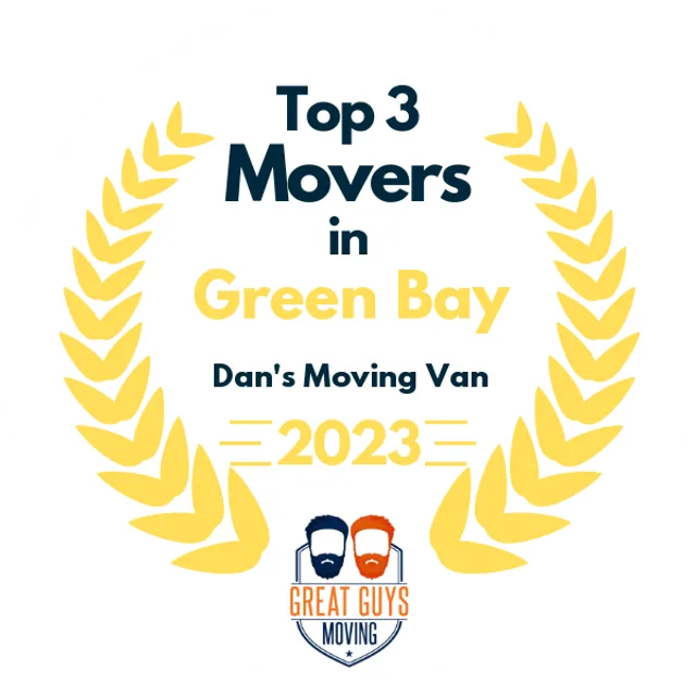 Top 3 Movers in Green Bay, WI 2023 award