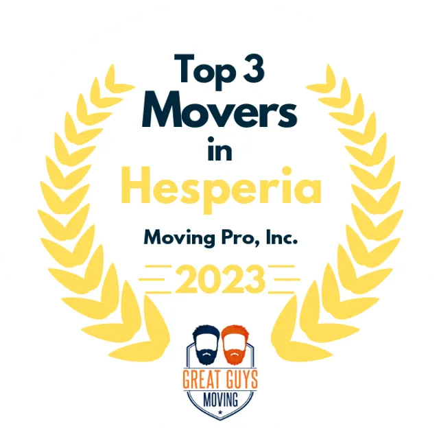 Top 3 Movers in Rialto, CA 2023 award