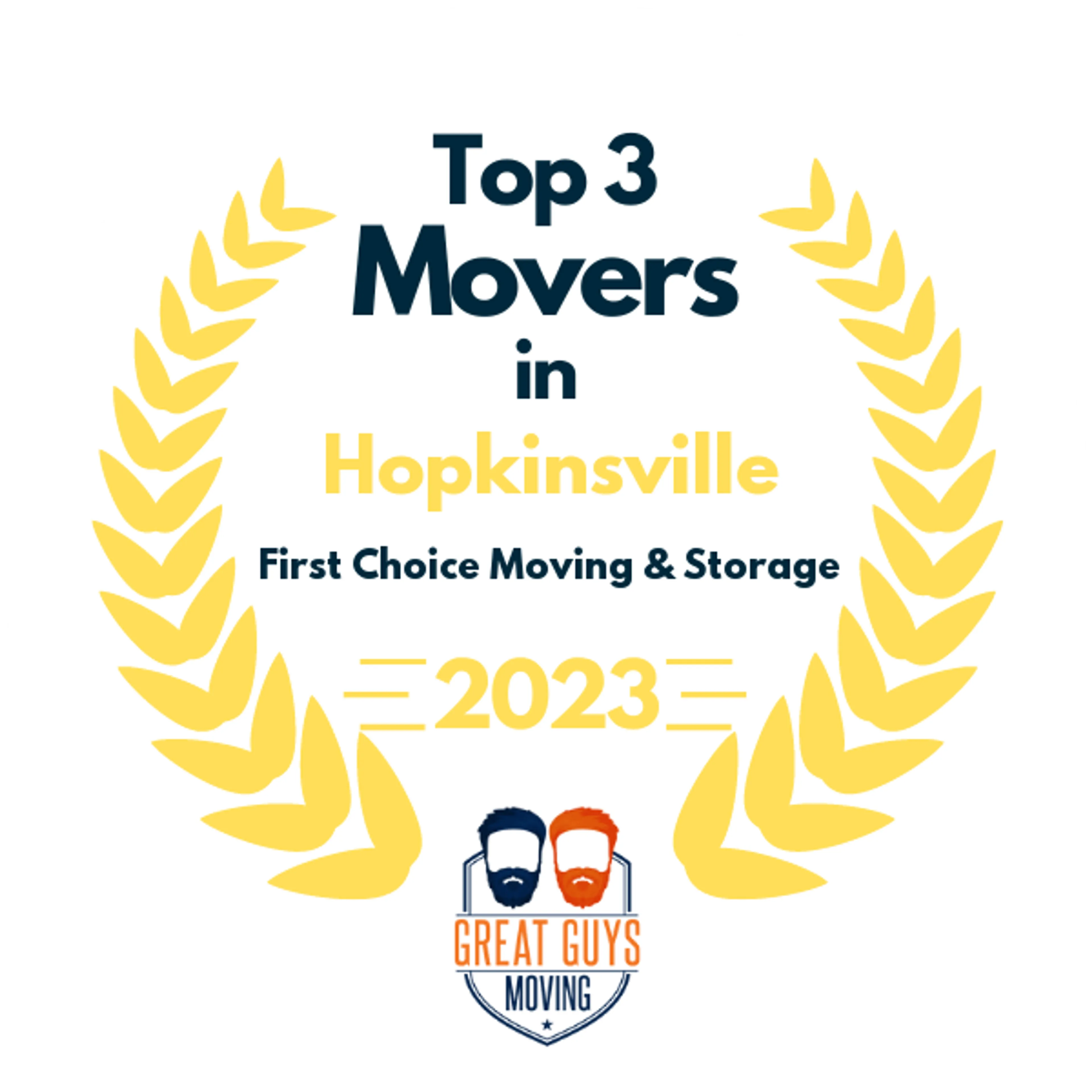 Top 3 Movers in Clarksville, TN 2023 award