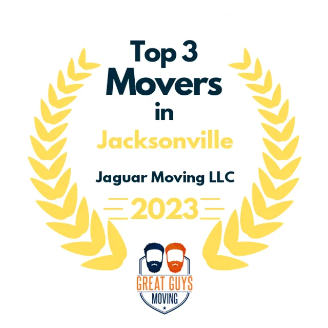 Top 3 Movers in Jacksonville, FL 2023 award