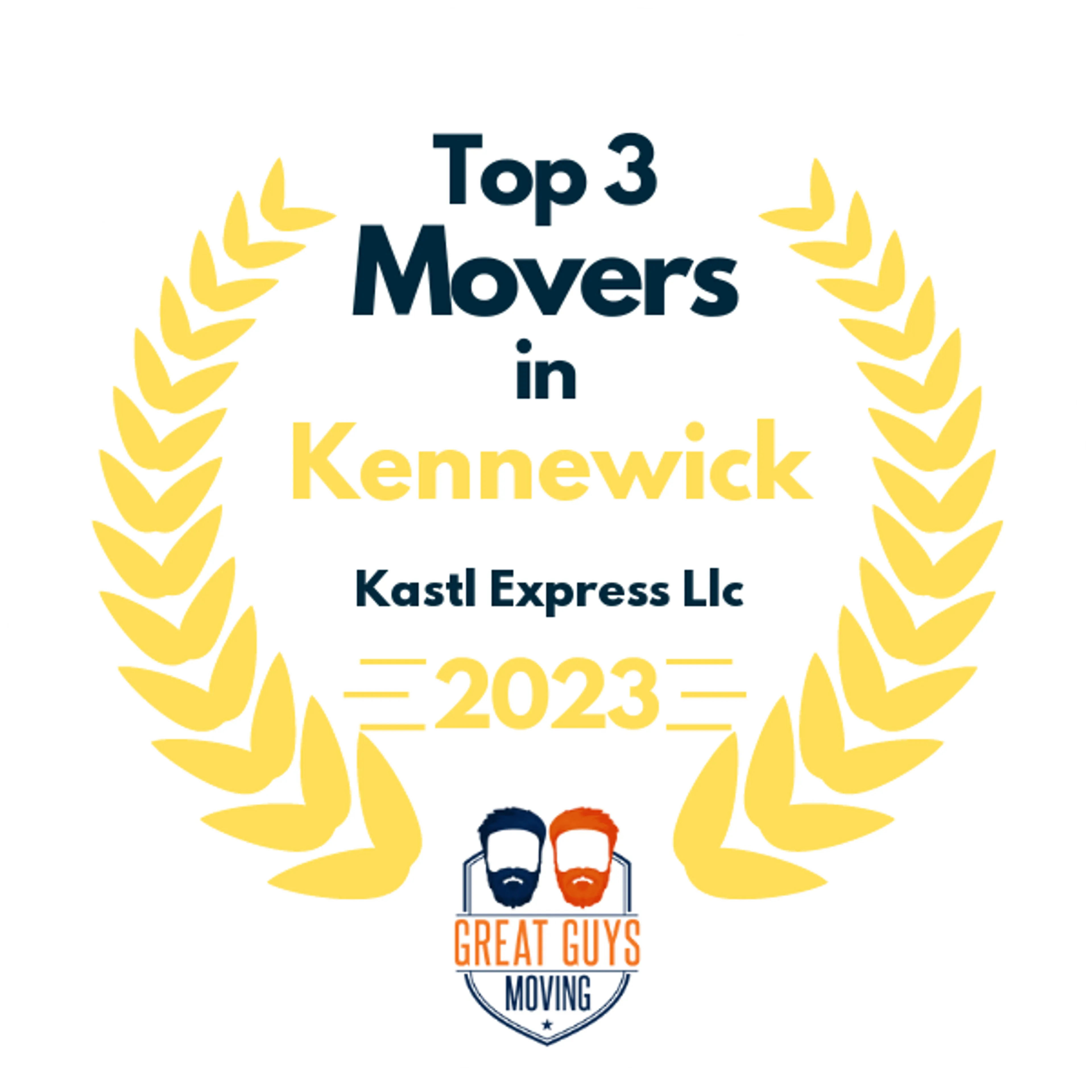 Top 3 Movers in Kennewick, WA 2023 award