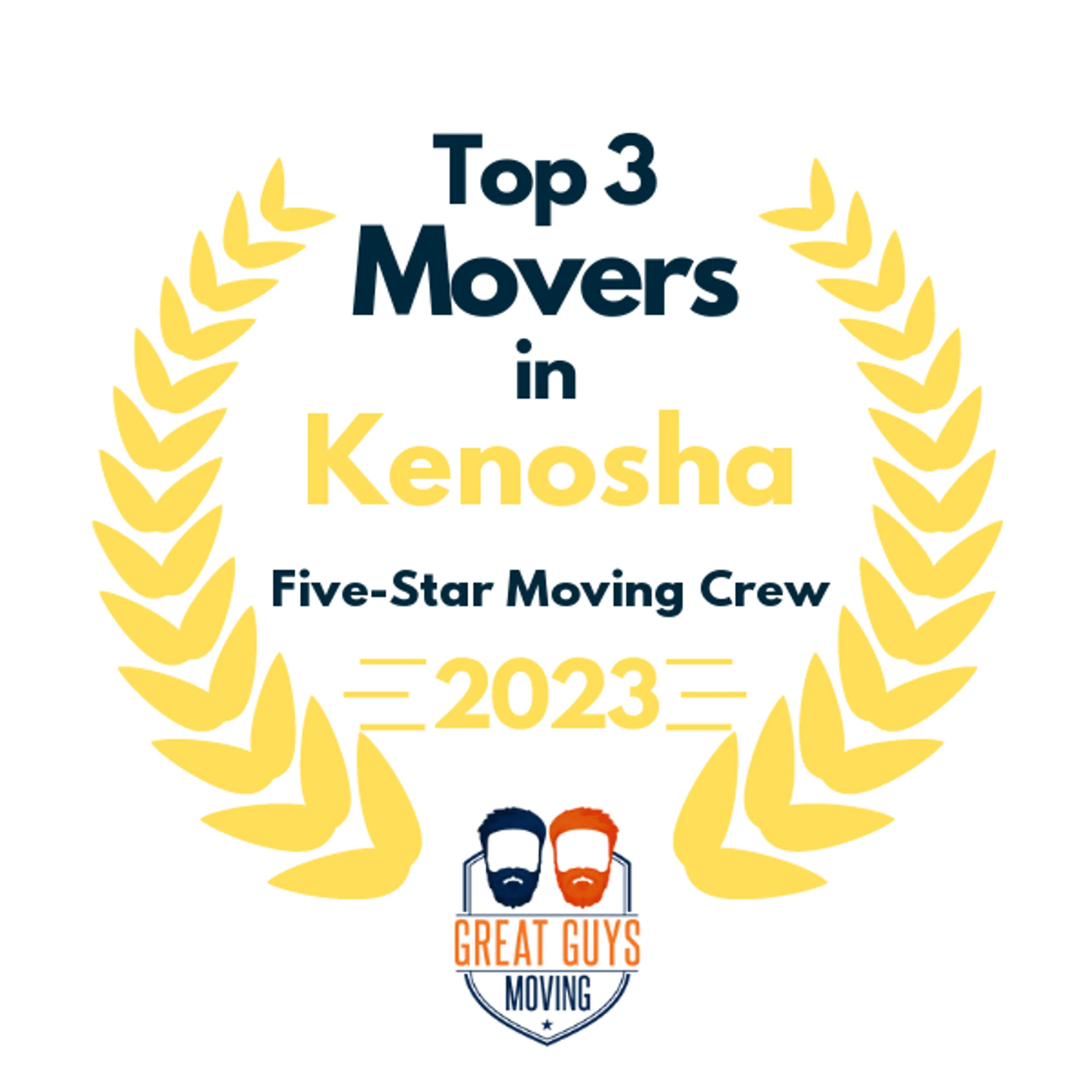 Top 3 Movers in Kenosha, WI 2023 award