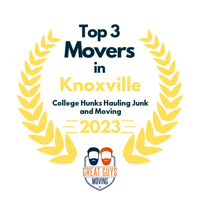 Top 3 Movers in Knoxville, TN 2023 award