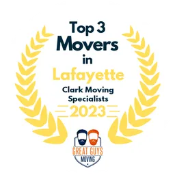 top 3 ranked movers in lafayette 2023 clark moving specialists image