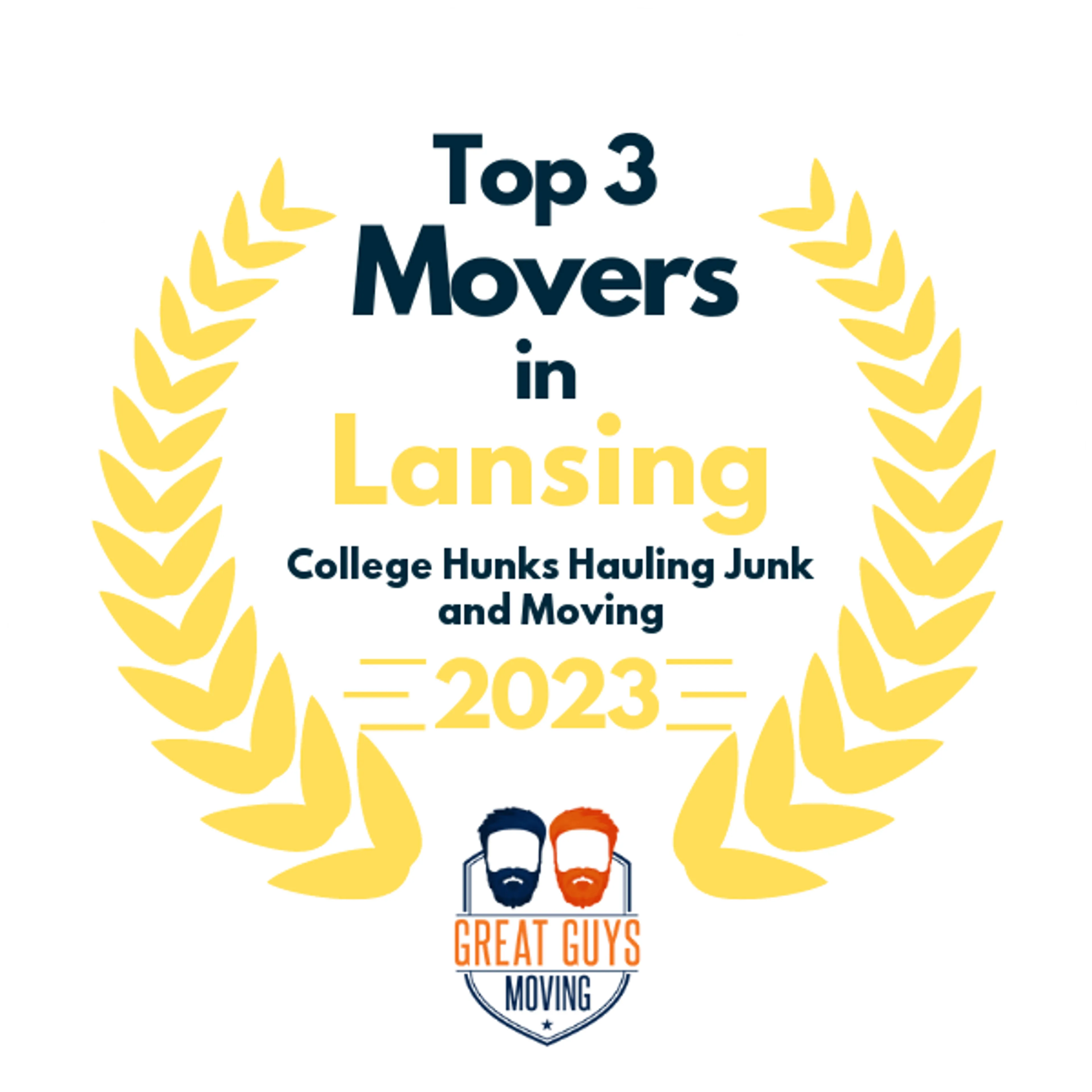 Top 3 Movers in Lansing, MI 2023 award