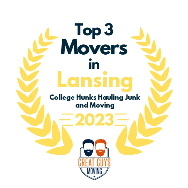 Top 3 Movers in Lansing, MI 2023 award