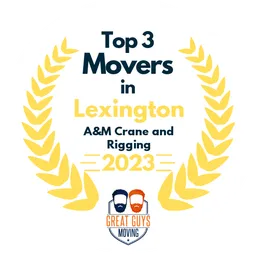 top 3 ranked movers in lexington 2023 a m crane and rigging image