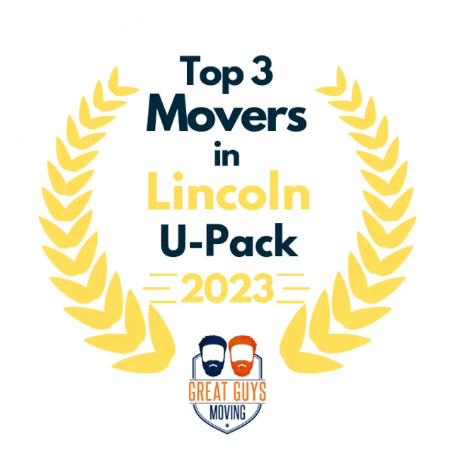 Top 3 Movers in Lincoln, NE 2023 award