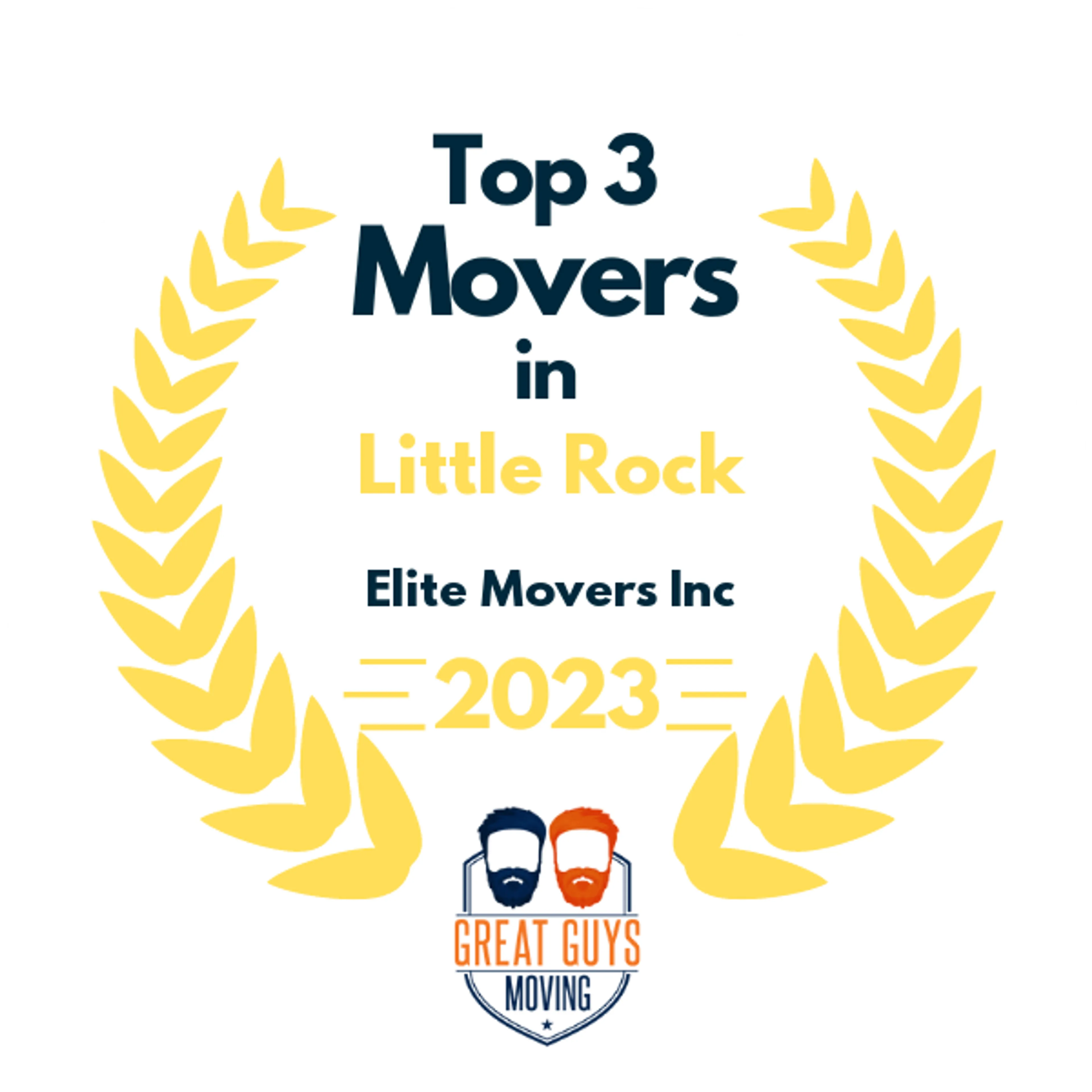 Top 3 Movers in Little Rock, AR 2023 award