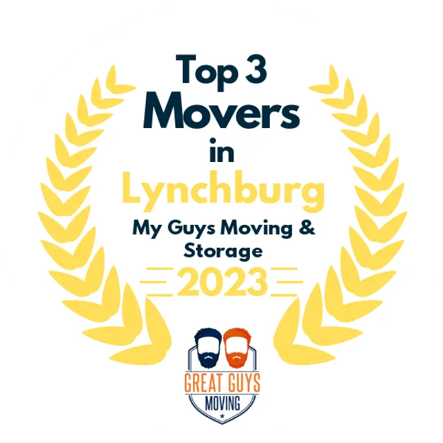 Top 3 Movers in Alexandria, VA 2023 award