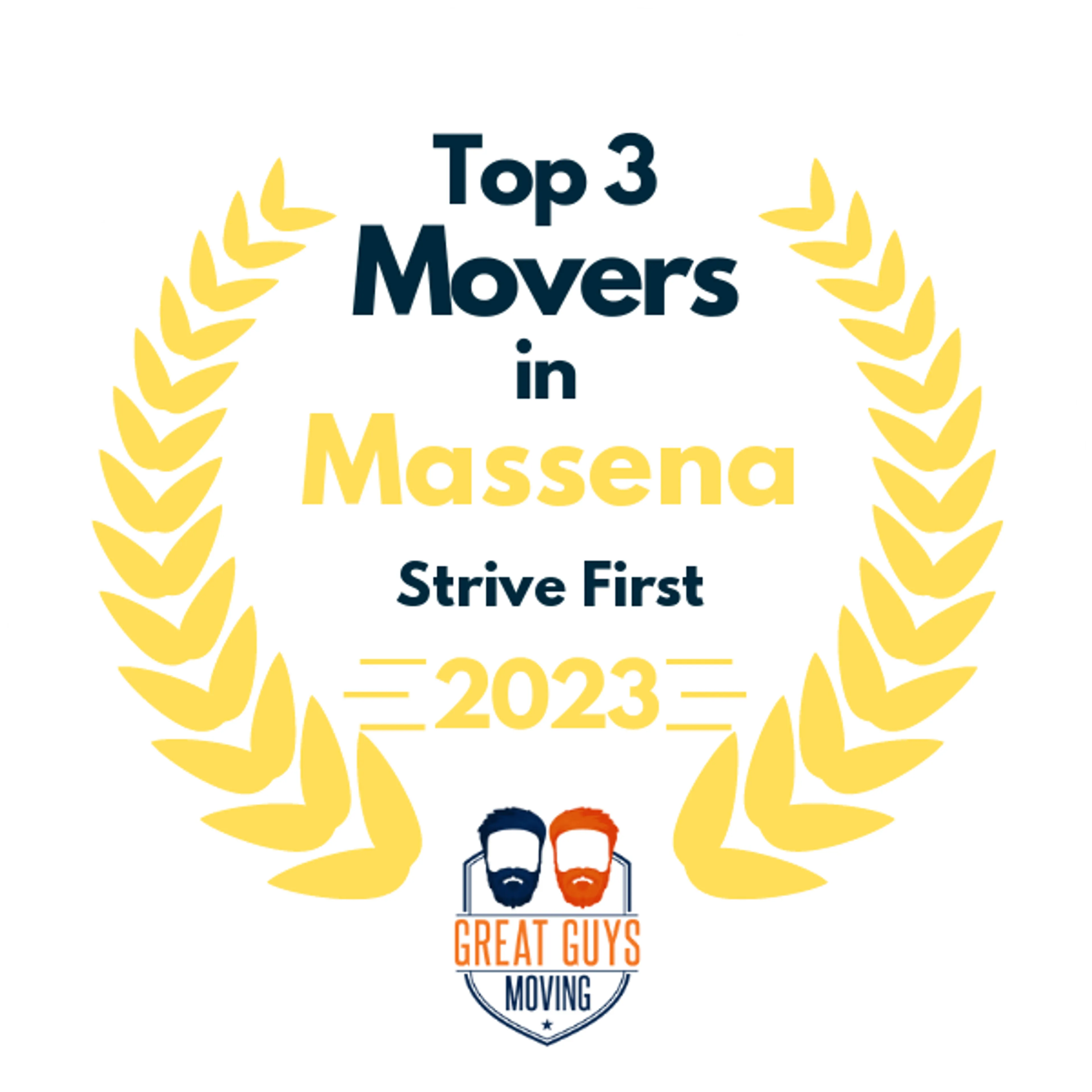 Top 3 Movers in Massena, NY 2023 award